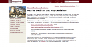 Ozarks Lesbian and Gay Archive