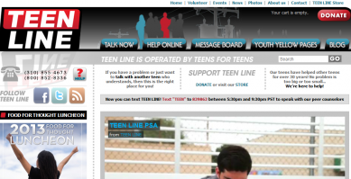 Teen Line Online
