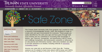 Truman State Safe Zone Program