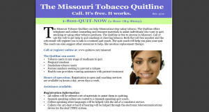 Missouri Tobacco Quitline